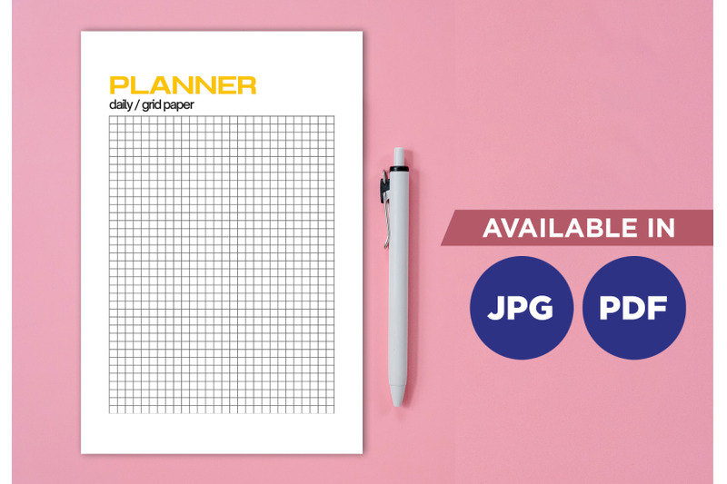 grid-planner-printable-planifier-digital-template-art