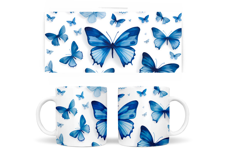 butterflies-mug-sublimation-3d-butterflies-mug-wrap-design