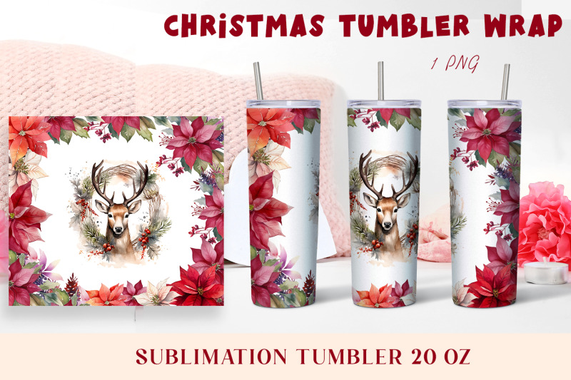 winter-tumbler-wrap-design-christmas-deer-tumbler