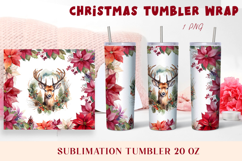 winter-tumbler-wrap-design-christmas-deer-tumbler