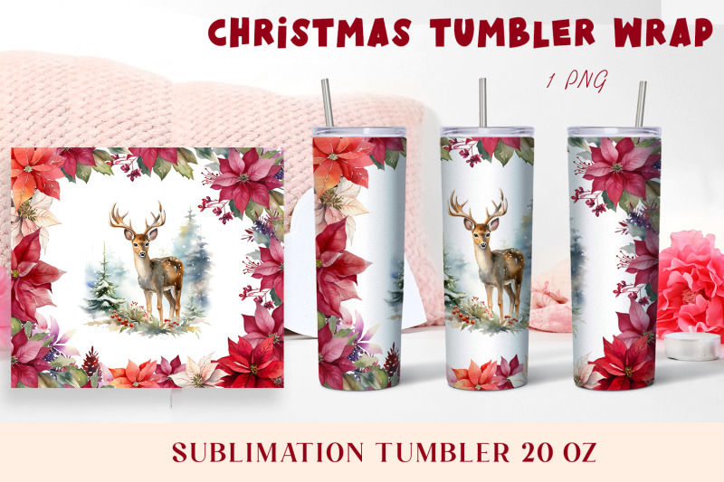 winter-tumbler-wrap-design-christmas-deer-tumbler