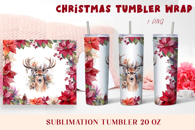 winter-tumbler-wrap-design-christmas-deer-tumbler