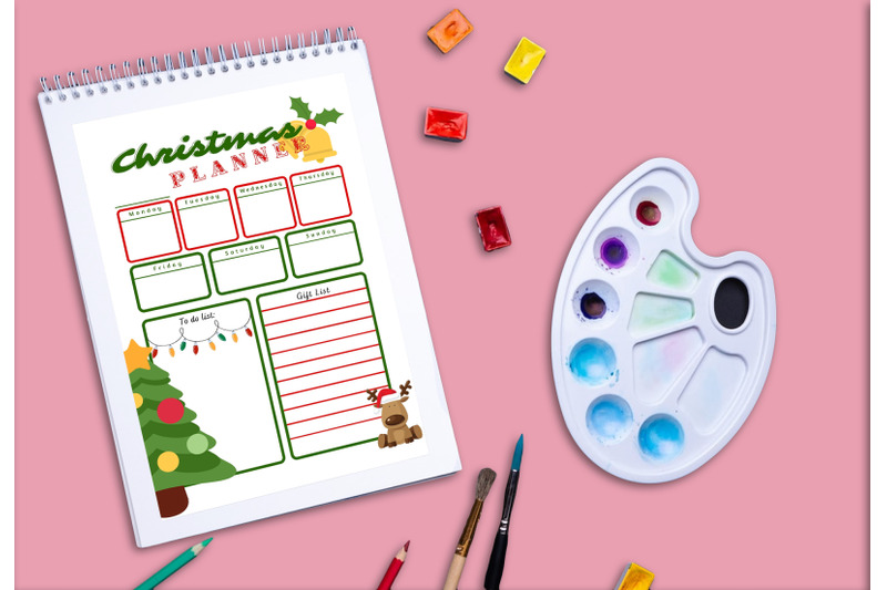 christmas-planner-printable-planifier-digital-template-art