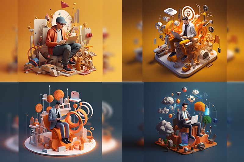 3d-illustration-of-man-working-with-tech-modern-concept-character-iso