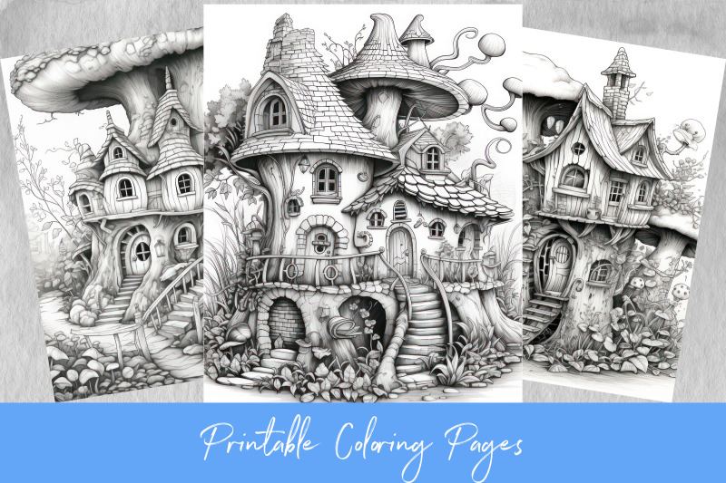 fairy-houses-coloring-pages