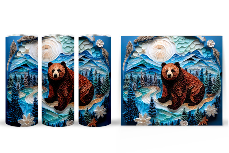 bear-tumbler-sublimation-winter-tumbler-wrap-sublimation