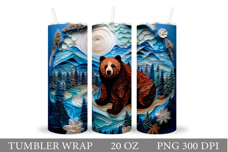 bear-tumbler-sublimation-winter-tumbler-wrap-sublimation