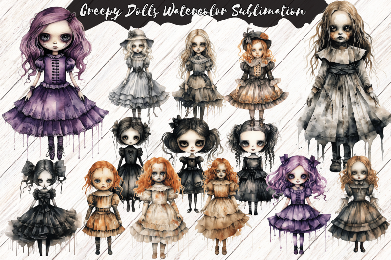 creepy-dolls-watercolor-sublimation