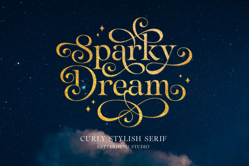 sparky-dream-curly-stylish-serif