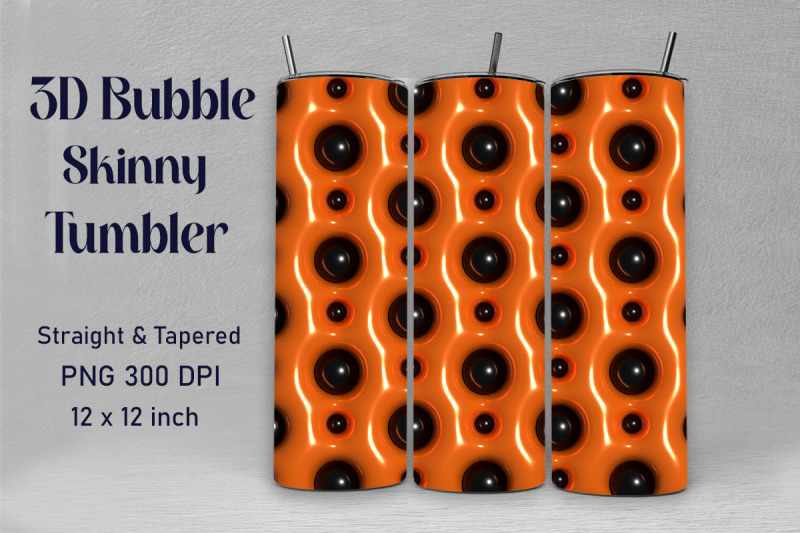 3d-inflated-polka-dot-pattern-halloween