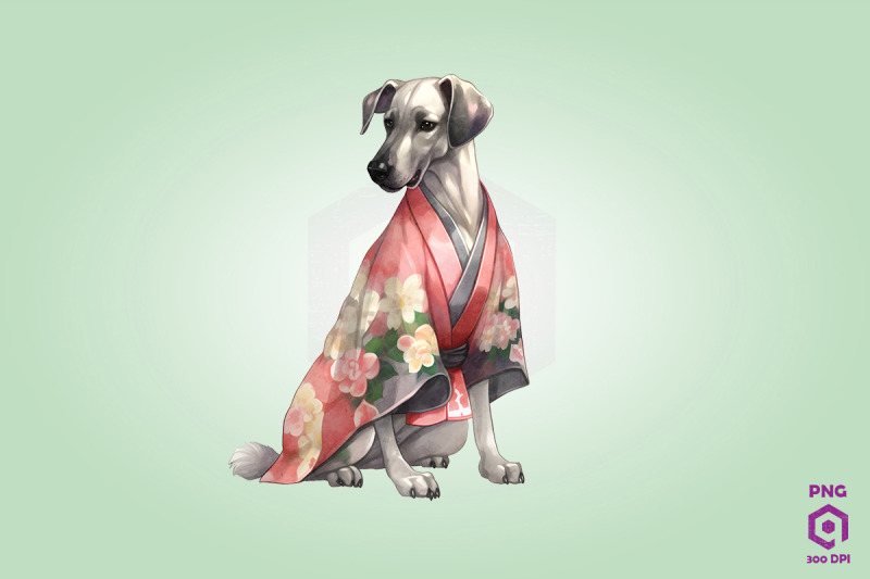 great-dane-dog-in-kimono-png