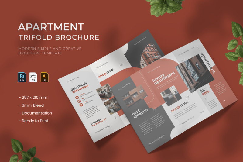 apartment-trifold-brochure