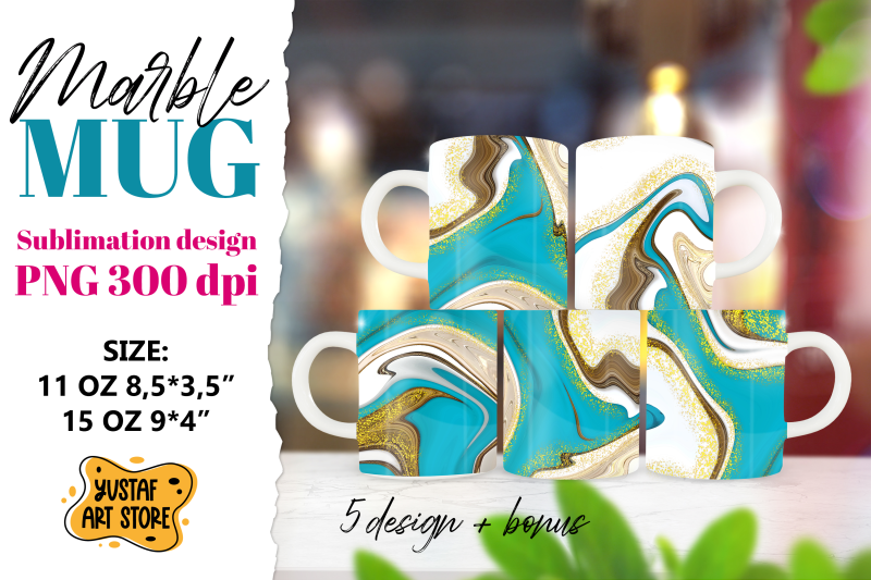 turquoise-gold-marble-sublimation-mug-wrap-5-design-amp-bonus