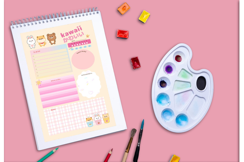 kawaii-planner-printable-template-paper-sheet