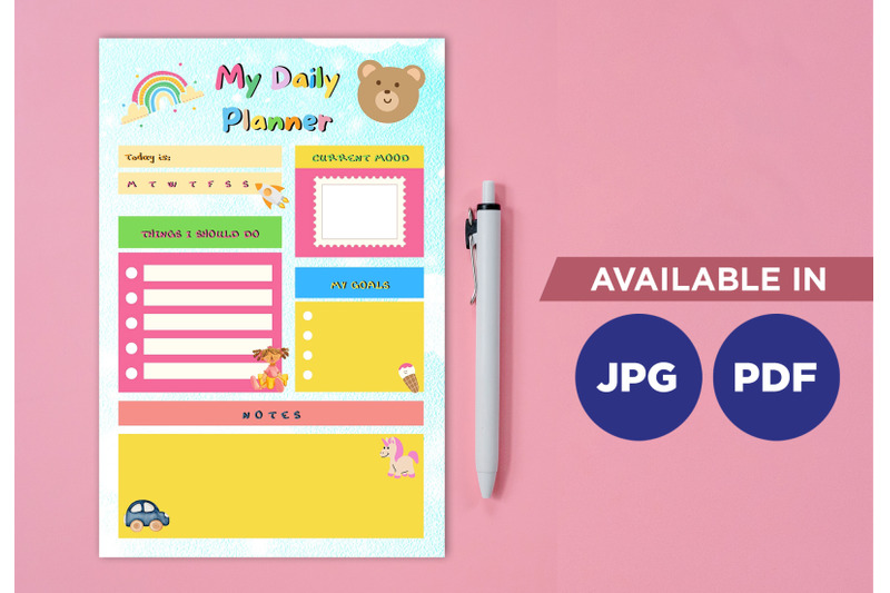 kids-planner-printable-template-paper-sheet