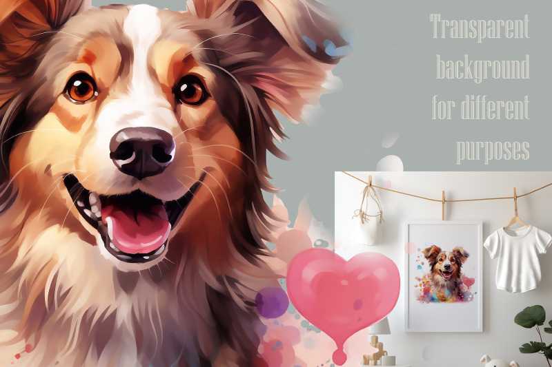 watercolor-australian-shepherd-border-collie-png