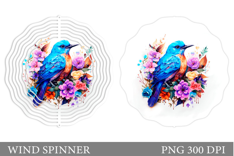 bird-wind-spinner-sublimation-bird-flowers-spinner-design