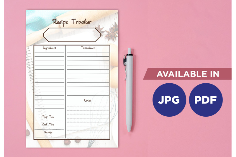 blank-recipe-planner-printable-template-paper-sheet