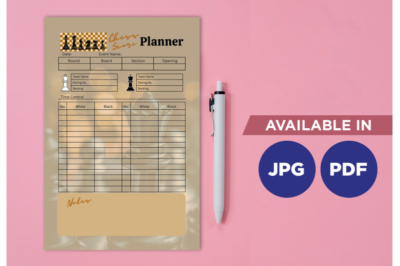 chess-score-planner-printable-template-paper-sheet