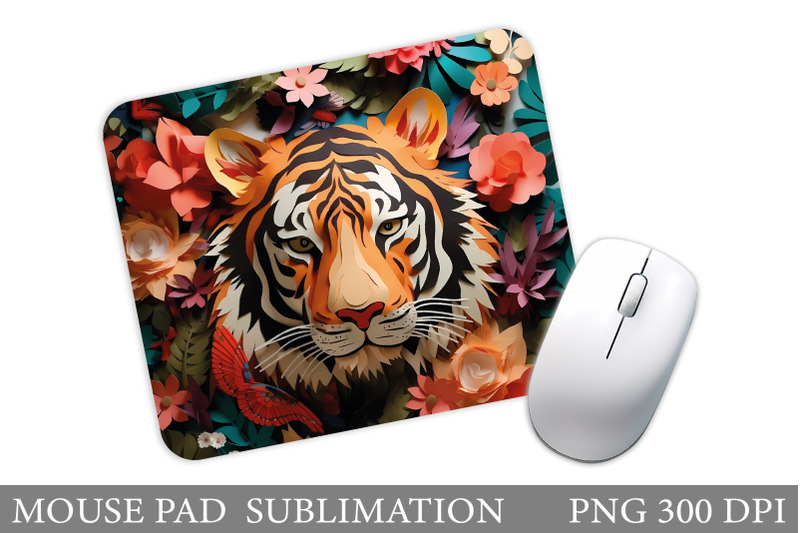 tiger-mouse-pad-sublimation-3d-tiger-flowers-mouse-pad