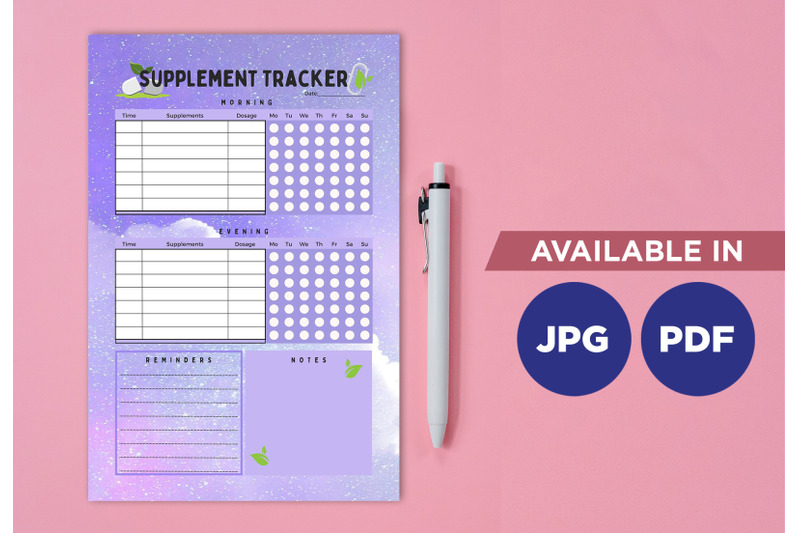 supplement-tracker-planner-printable-template-paper-sheet