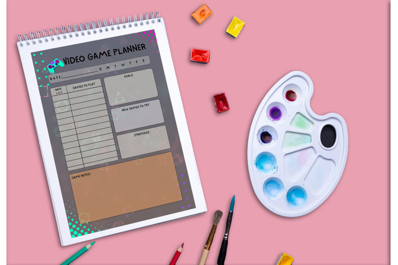 video-game-planner-printable-template-paper-sheet