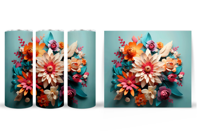 3d-flowers-tumbler-design-flowers-tumbler-sublimation