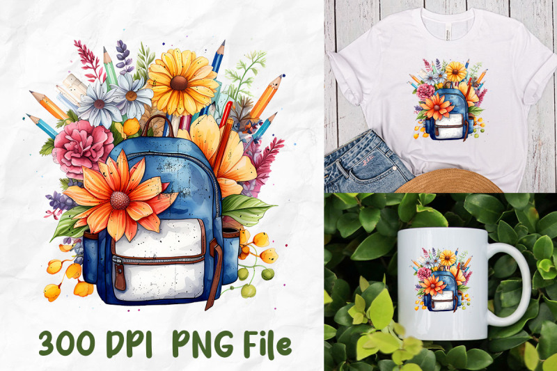 back-to-school-supply-retro-flower