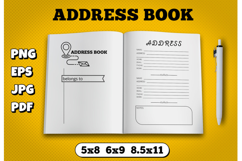 address-book-amazon-kdp-interior-for-kindle-publisher