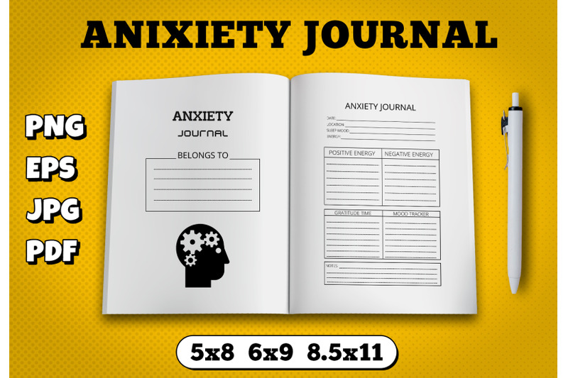 anixiety-journal-amazon-kdp-interior-for-kindle-publisher