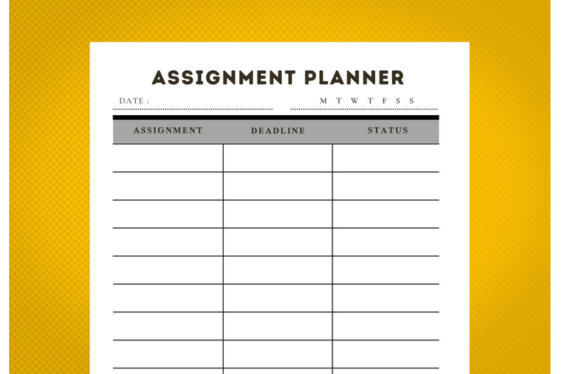 assignment-planner-amazon-kdp-interior-for-kindle-publisher