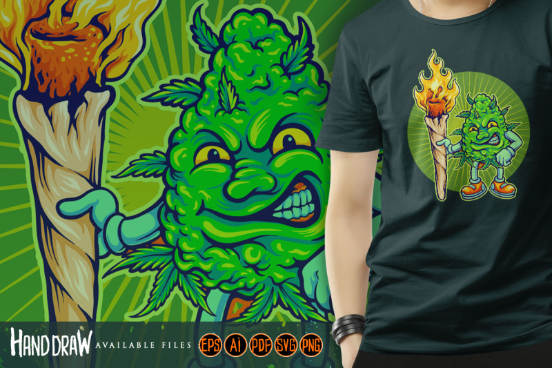 delightful-world-funny-monster-cannabis-buds