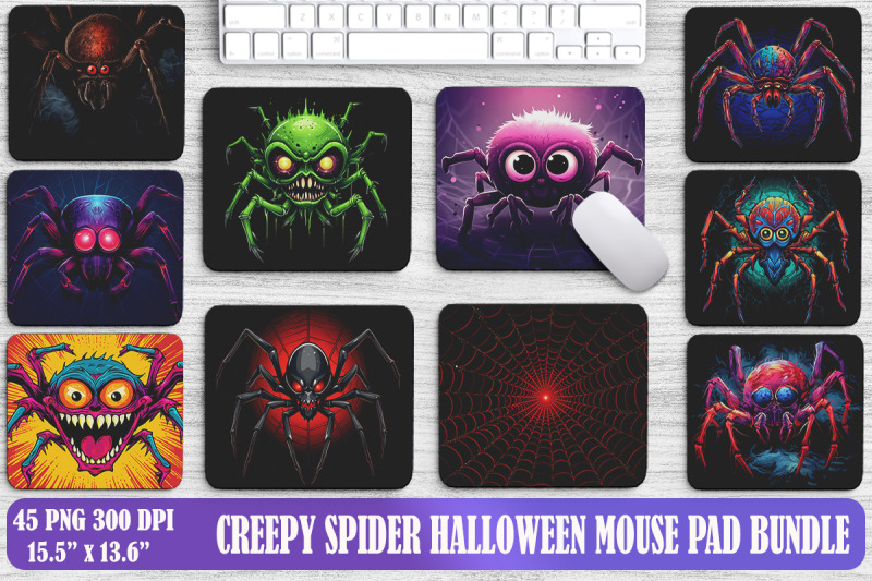 spooky-spider-halloween-mouse-pad-bundle