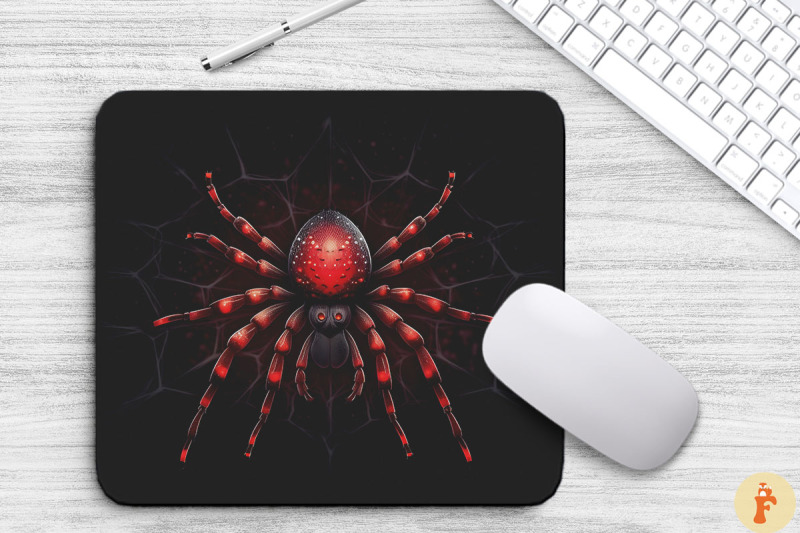 red-giant-super-belly-spider-mouse-pad