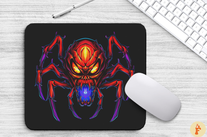 halloween-scary-horror-spider-mouse-pad