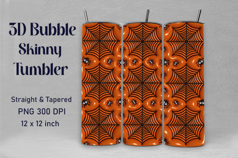 3d-inflated-cute-spider-and-web-pattern