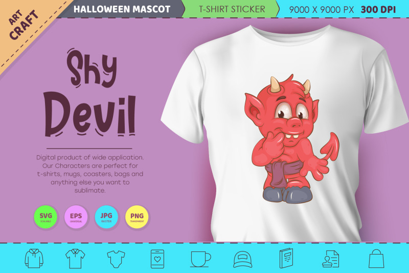 shy-little-devil-halloween-mascot