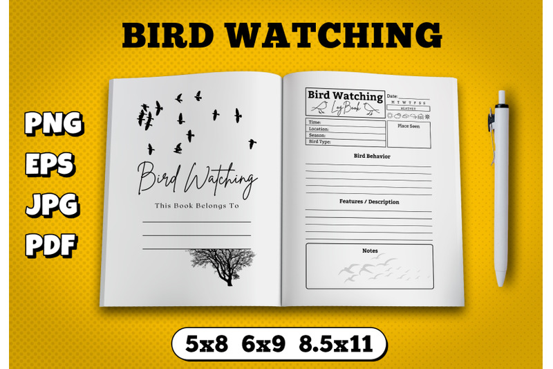 bird-watching-amazon-kdp-interior-for-kindle-publisher