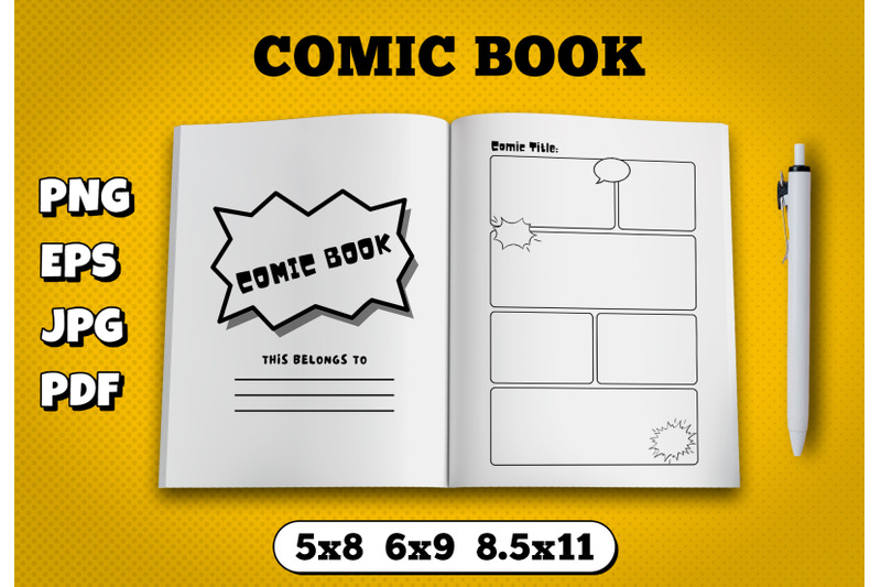 blank-comic-amazon-kdp-interior-for-kindle-publisher