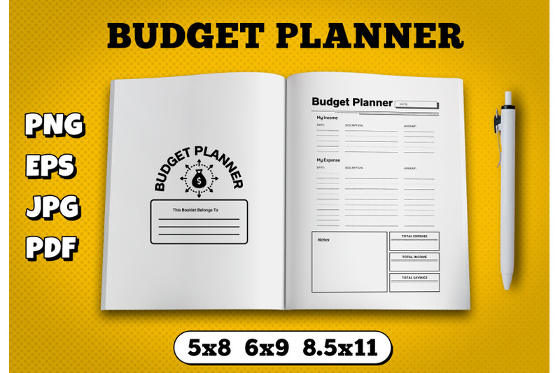 budget-planner-amazon-kdp-interior-for-kindle-publisher