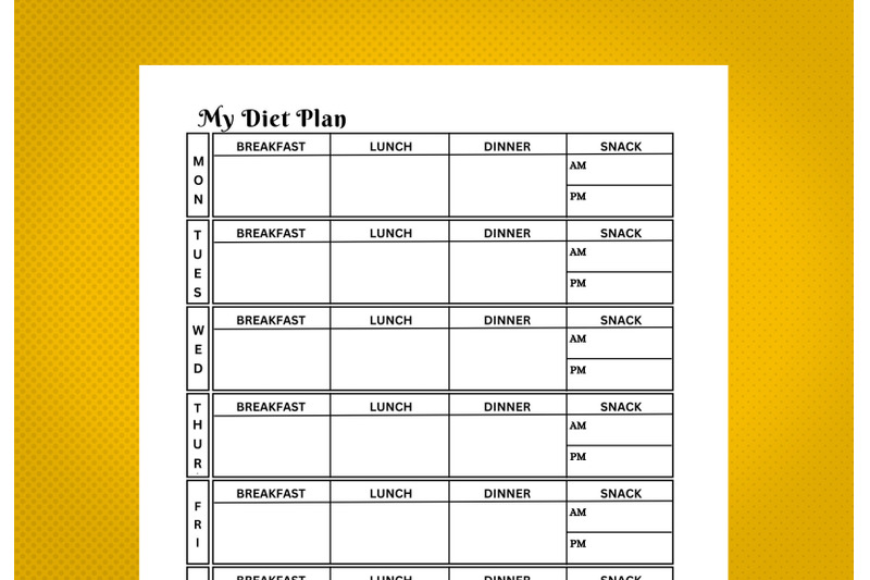 diet-planner-amazon-kdp-interior-for-kindle-publisher