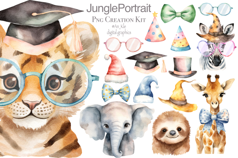 jungle-portrait-creation-kit