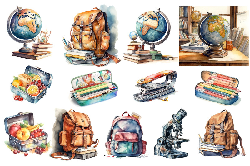 back-to-school-watercolor-clipart