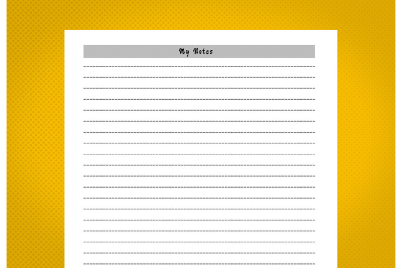 notepad-amazon-kdp-interior-for-kindle-publisher