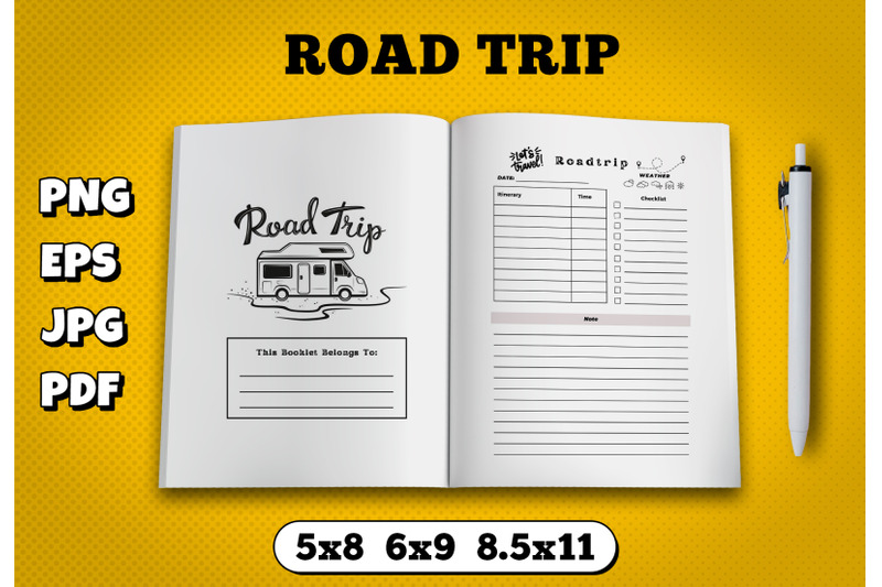 road-trip-amazon-kdp-interior-for-kindle-publisher