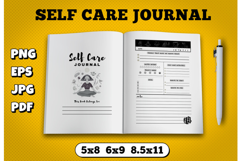 self-care-journal-amazon-kdp-interior-for-kindle-publisher