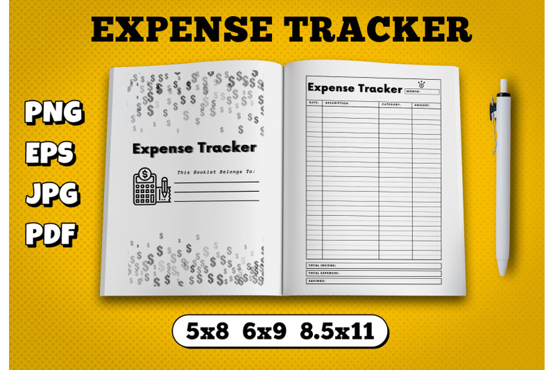 expense-tracker-amazon-kdp-interior-for-kindle-publisher