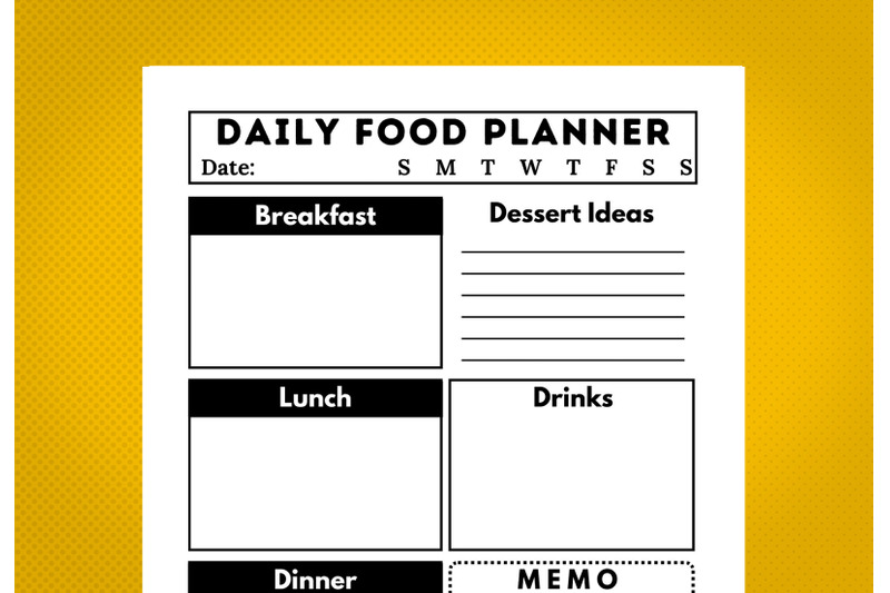 food-planner-amazon-kdp-interior-for-kindle-publisher