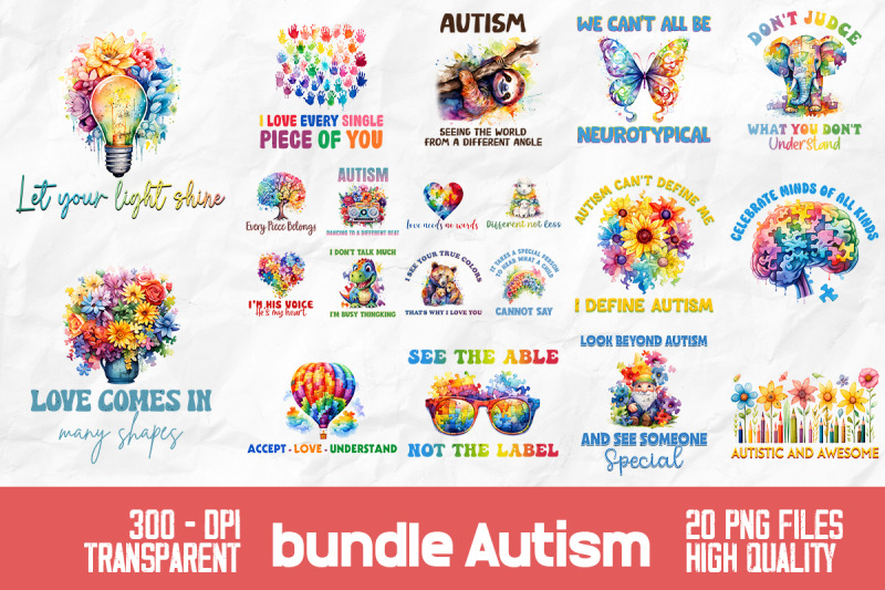 autism-awareness-retro-bundle-design