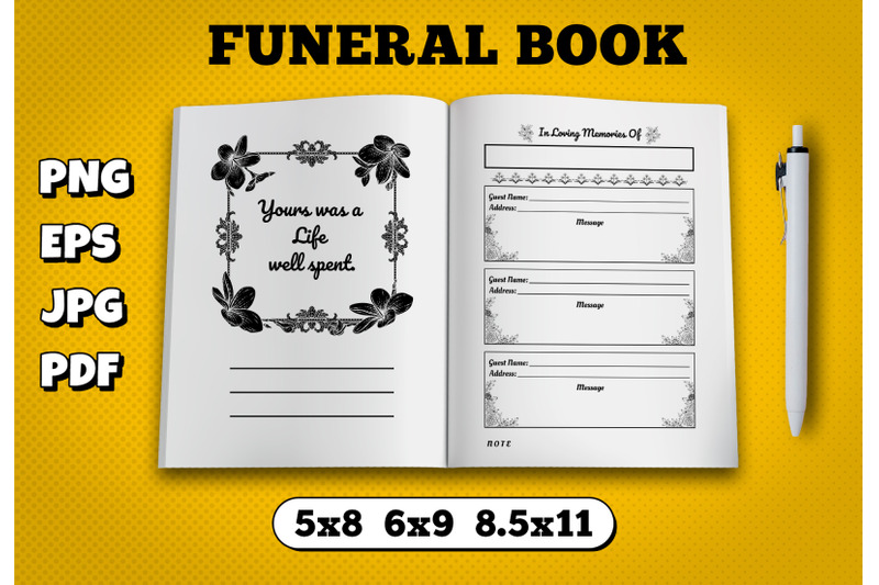 funeral-book-amazon-kdp-interior-for-kindle-publisher